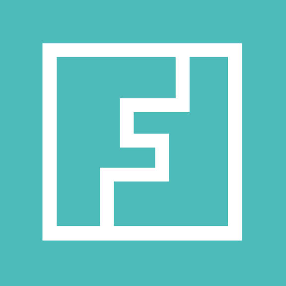 Fung Fellowship block in white on teal background